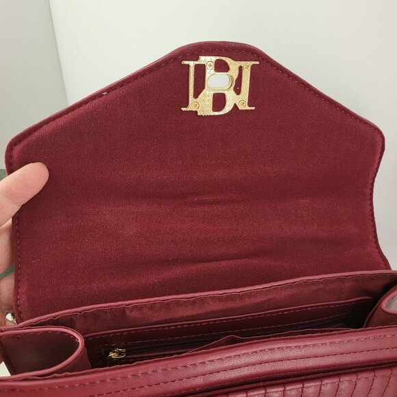 Badgley Mischka Vegan Leather Quilted Crossbody Bag Purse US $179 MSRP - Picture 9 of 16